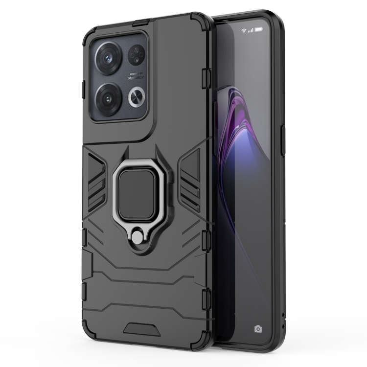For OPPO Reno8 Pro Shockproof PC + TPU Protective Phone Case with Magnetic Ring Holder(Black)
For OPPO Reno8 Pro Shockproof PC + TPU Protective Phone Case with Magnetic Ring Holder(Black)