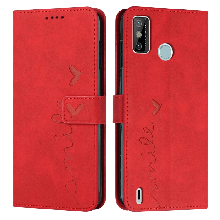 For Tecno Spark 6 Go/Spark Go 2020 Skin Feel Heart Pattern Leather Phone Case(Red)
For Tecno Spark 6 Go/Spark Go 2020 Skin Feel Heart Pattern Leather Phone Case(Red)