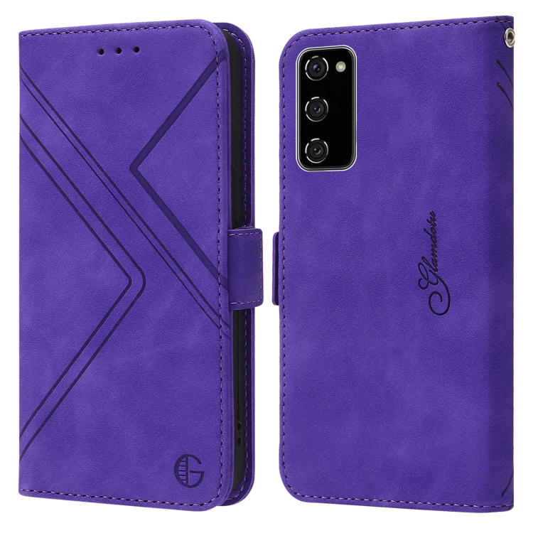 For Samsung Galaxy S20 FE RFID Geometric Line Flip Leather Phone Case(Purple)
For Samsung Galaxy S20 FE RFID Geometric Line Flip Leather Phone Case(Purple)