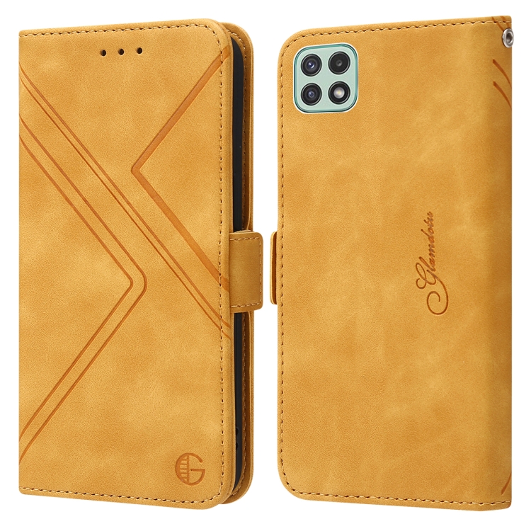 For Samsung Galaxy A12 5G / 4G RFID Geometric Line Flip Leather Phone Case(Yellow)
For Samsung Galaxy A12 5G / 4G RFID Geometric Line Flip Leather Phone Case(Yellow)