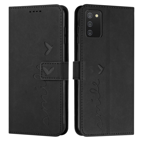 For Samsung Galaxy A03S 164mm Skin Feel Heart Pattern Leather Phone Case(Black)
For Samsung Galaxy A03S 164mm Skin Feel Heart Pattern Leather Phone Case(Black)