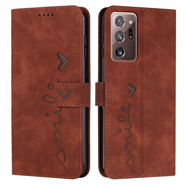 For Samsung Galaxy Note20 Ultra Skin Feel Heart Pattern Leather Phone Case(Brown)
For Samsung Galaxy Note20 Ultra Skin Feel Heart Pattern Leather Phone Case(Brown)