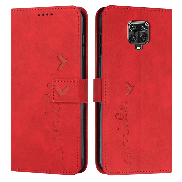 For Xiaomi Redmi Note 9s/Note 9 Pro Skin Feel Heart Pattern Leather Phone Case(Red)
For Xiaomi Redmi Note 9s/Note 9 Pro Skin Feel Heart Pattern Leather Phone Case(Red)