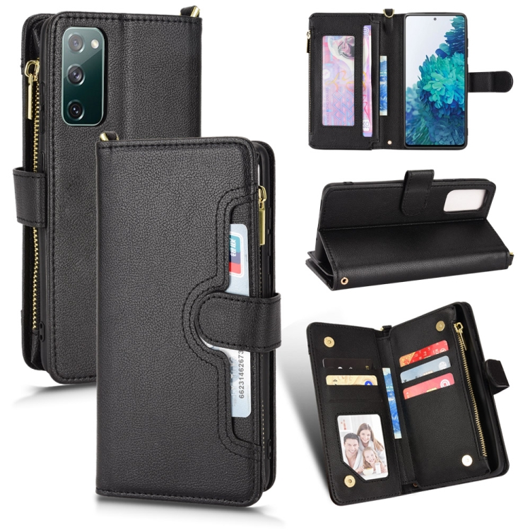For Samsung Galaxy S20 FE 5G / 4G Litchi Texture Zipper Leather Phone Case(Black)
For Samsung Galaxy S20 FE 5G / 4G Litchi Texture Zipper Leather Phone Case(Black)