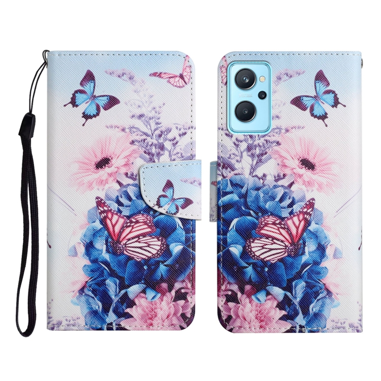 For Realme 9i Colored Drawing Pattern Flip Leather Phone Case(Purple Butterfly)
For Realme 9i Colored Drawing Pattern Flip Leather Phone Case(Purple Butterfly)