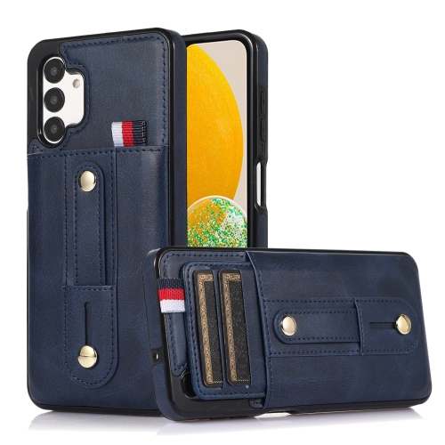 For Samsung Galaxy A52 5G / 4G Wristband Kickstand Wallet Leather Phone Case(Blue)
For Samsung Galaxy A52 5G / 4G Wristband Kickstand Wallet Leather Phone Case(Blue)
