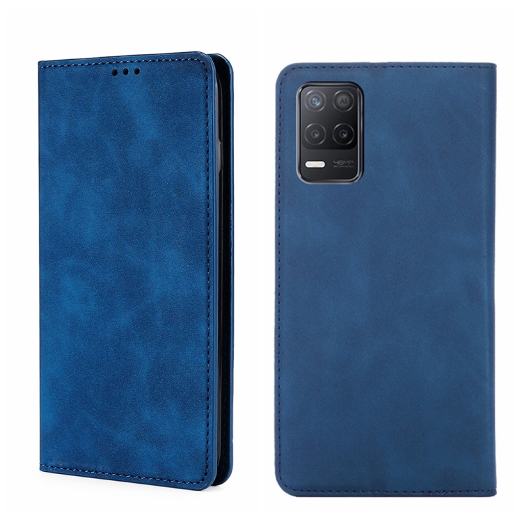 For OPPO Realme V13 5G Skin Feel Magnetic Horizontal Flip Leather Phone Case(Blue)
For OPPO Realme V13 5G Skin Feel Magnetic Horizontal Flip Leather Phone Case(Blue)