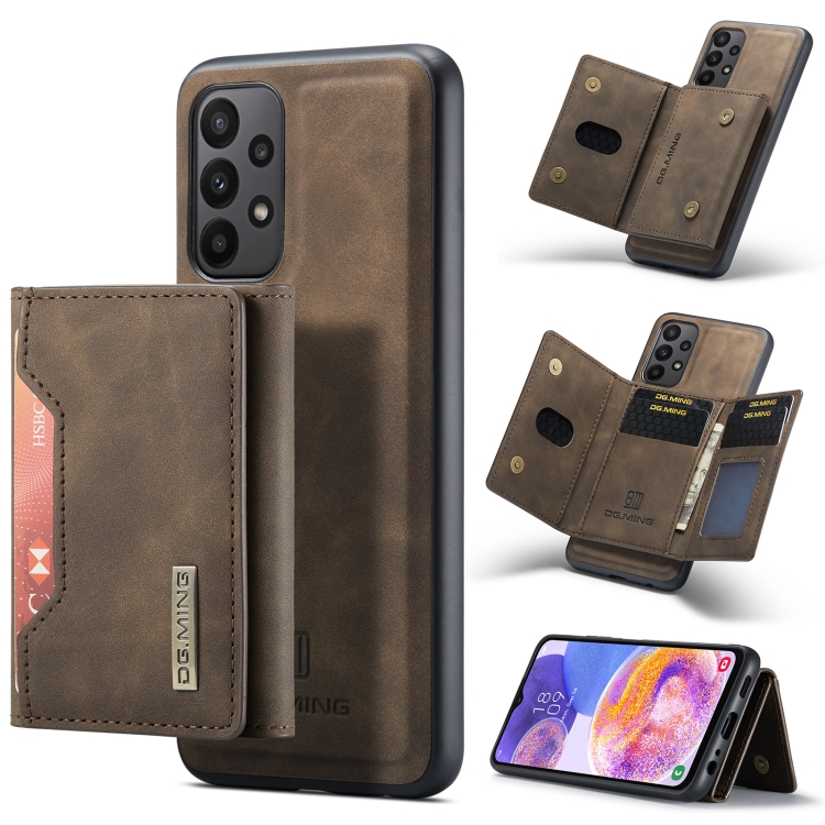 For Samsung Galaxy A23 5G DG.MING M2 Series 3-Fold Multi Card Bag + Magnetic Phone Case(Coffee)
For Samsung Galaxy A23 5G DG.MING M2 Series 3-Fold Multi Card Bag + Magnetic Phone Case(Coffee)
