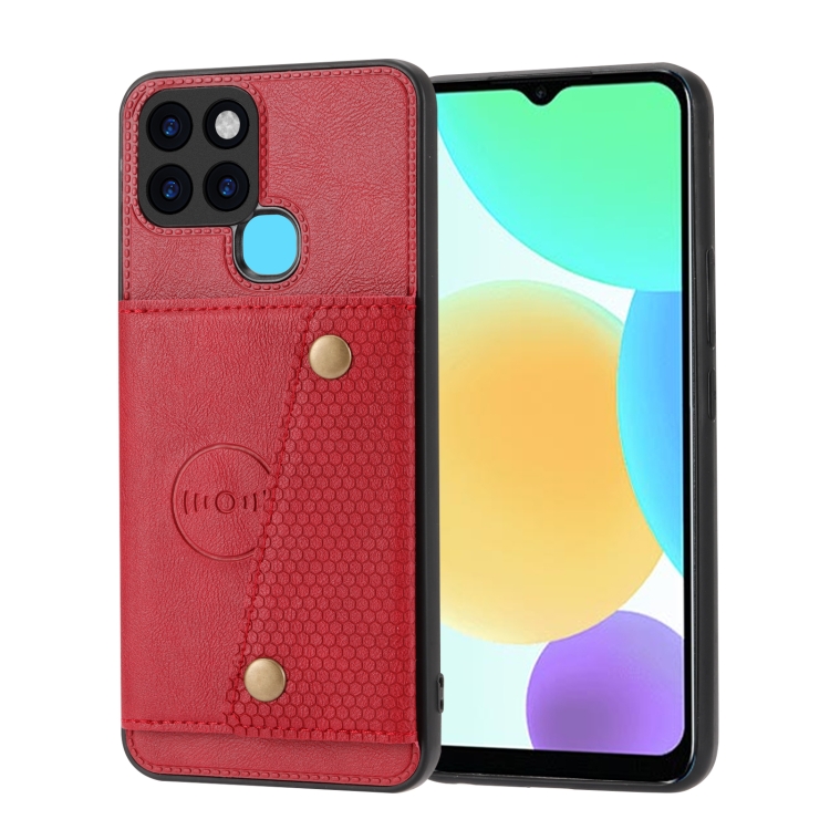For Infinix Smart 6 Double Buckle PU + TPU Shockproof Magnetic Phone Case(Red)
For Infinix Smart 6 Double Buckle PU + TPU Shockproof Magnetic Phone Case(Red)