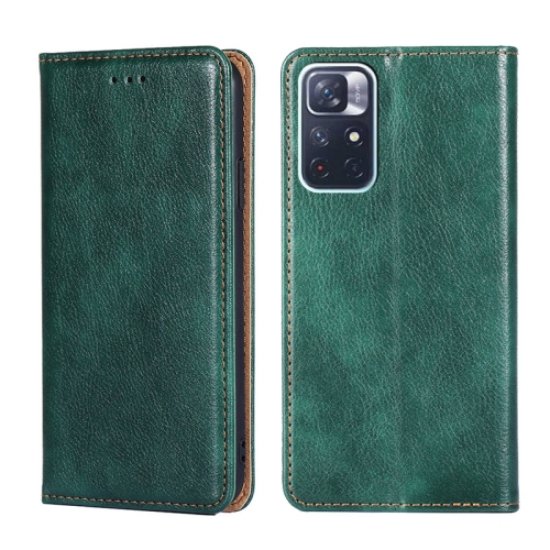 For Xiaomi Redmi Note 11 China / Poco M4 Pro 5G Gloss Oil Solid Color Magnetic Leather Phone Case(Green)
For Xiaomi Redmi Note 11 China / Poco M4 Pro 5G Gloss Oil Solid Color Magnetic Leather Phone Case(Green)