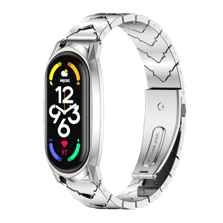 For Xiaomi Mi Band 7 / 7 NFC MIJOBS GT Metal Stainless Steel V-shaped Watch Band(Silver)
For Xiaomi Mi Band 7 / 7 NFC MIJOBS GT Metal Stainless Steel V-shaped Watch Band(Silver)