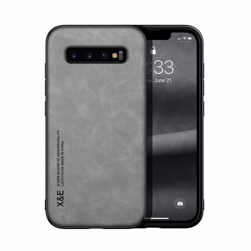 For Samsung Galaxy S10+ Skin Feel Magnetic Leather Back Phone Case(Galactic Grey)
For Samsung Galaxy S10+ Skin Feel Magnetic Leather Back Phone Case(Galactic Grey)