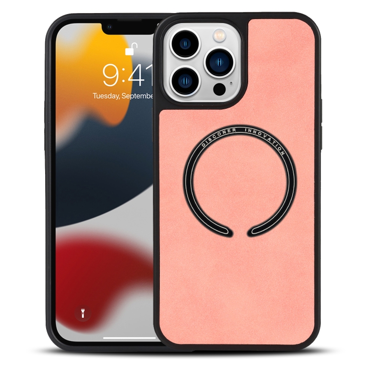 Lambskin Texture MagSafe Magnetic Phone Case For iPhone 13 Pro Max(Pink)
Lambskin Texture MagSafe Magnetic Phone Case For iPhone 13 Pro Max(Pink)