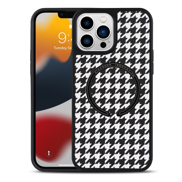 Leather Texture MagSafe Magnetic Phone Case For iPhone 12 Pro Max(Houndstooth)
Leather Texture MagSafe Magnetic Phone Case For iPhone 12 Pro Max(Houndstooth)