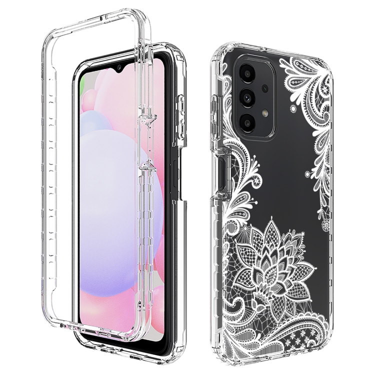 For Samsung Galaxy A13 4G PC+TPU Transparent Painted Phone Case(White Flower)
For Samsung Galaxy A13 4G PC+TPU Transparent Painted Phone Case(White Flower)