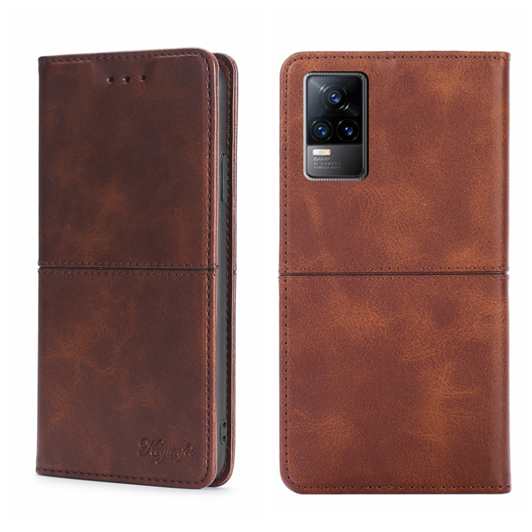 For vivo V21e 4G/Y73 2021 Cow Texture Magnetic Horizontal Flip Leather Phone Case(Dark Brown)
For vivo V21e 4G/Y73 2021 Cow Texture Magnetic Horizontal Flip Leather Phone Case(Dark Brown)