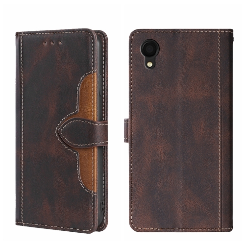 For Samsung Galaxy A22 5G Japan Skin Feel Magnetic Buckle Leather Phone Case(Brown)
For Samsung Galaxy A22 5G Japan Skin Feel Magnetic Buckle Leather Phone Case(Brown)
