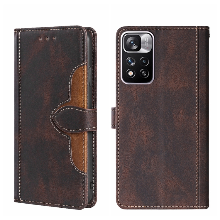 For Xiaomi Redmi Note 11 Pro 5G / Pro Plus 5G Skin Feel Magnetic Buckle Leather Phone Case(Brown)
For Xiaomi Redmi Note 11 Pro 5G / Pro Plus 5G Skin Feel Magnetic Buckle Leather Phone Case(Brown)