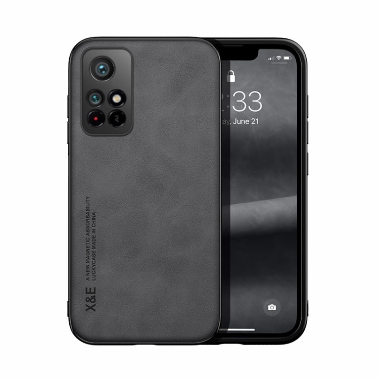 For Xiaomi Redmi Note 11 5G Skin Feel Magnetic Leather Back Phone Case(Dark Grey)
For Xiaomi Redmi Note 11 5G Skin Feel Magnetic Leather Back Phone Case(Dark Grey)