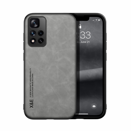 For Xiaomi Redmi Note 11 Pro 5G Skin Feel Magnetic Leather Back Phone Case(Light Grey)
For Xiaomi Redmi Note 11 Pro 5G Skin Feel Magnetic Leather Back Phone Case(Light Grey)