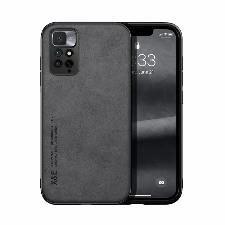 For Xiaomi Redmi Note 11 4G Skin Feel Magnetic Leather Back Phone Case(Dark Grey)
For Xiaomi Redmi Note 11 4G Skin Feel Magnetic Leather Back Phone Case(Dark Grey)