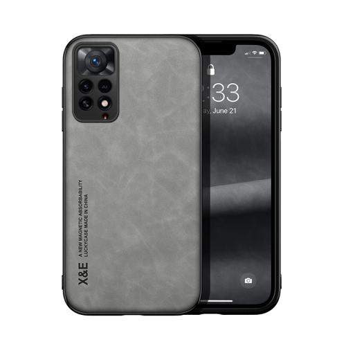 For Xiaomi Redmi Note 11 Pro Foreign Skin Feel Magnetic Leather Back Phone Case(Light Grey)
For Xiaomi Redmi Note 11 Pro Foreign Skin Feel Magnetic Leather Back Phone Case(Light Grey)
