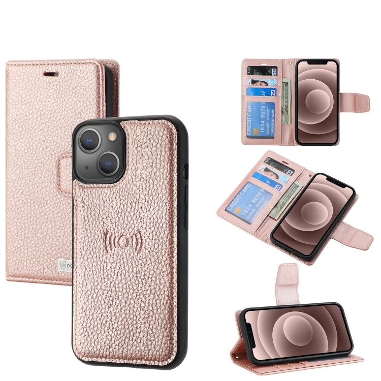 Litchi Texture Magnetic Detachable Wallet Leather Phone Case For iPhone 13(Rose Gold)
Litchi Texture Magnetic Detachable Wallet Leather Phone Case For iPhone 13(Rose Gold)
