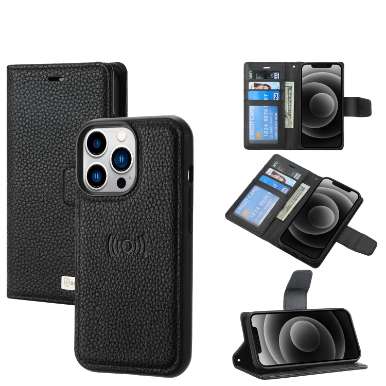 Litchi Texture Magnetic Detachable Wallet Leather Phone Case For iPhone 13 Pro Max(Black)
Litchi Texture Magnetic Detachable Wallet Leather Phone Case For iPhone 13 Pro Max(Black)