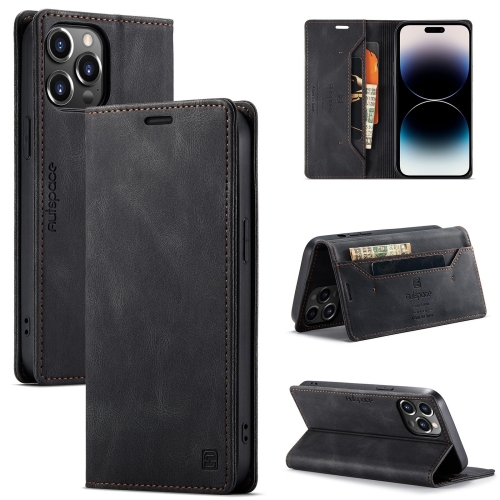 AutSpace A01 Retro Skin-feel Crazy Horse Leather Phone Case For iPhone 14 Pro Max(Black)
AutSpace A01 Retro Skin-feel Crazy Horse Leather Phone Case For iPhone 14 Pro Max(Black)