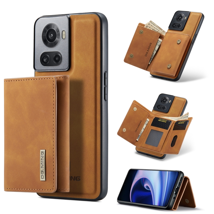 For OnePlus Ace/10R DG.MING M1 Series 3-Fold Multi Card Wallet + Magnetic Phone Case(Brown)
For OnePlus Ace/10R DG.MING M1 Series 3-Fold Multi Card Wallet + Magnetic Phone Case(Brown)
