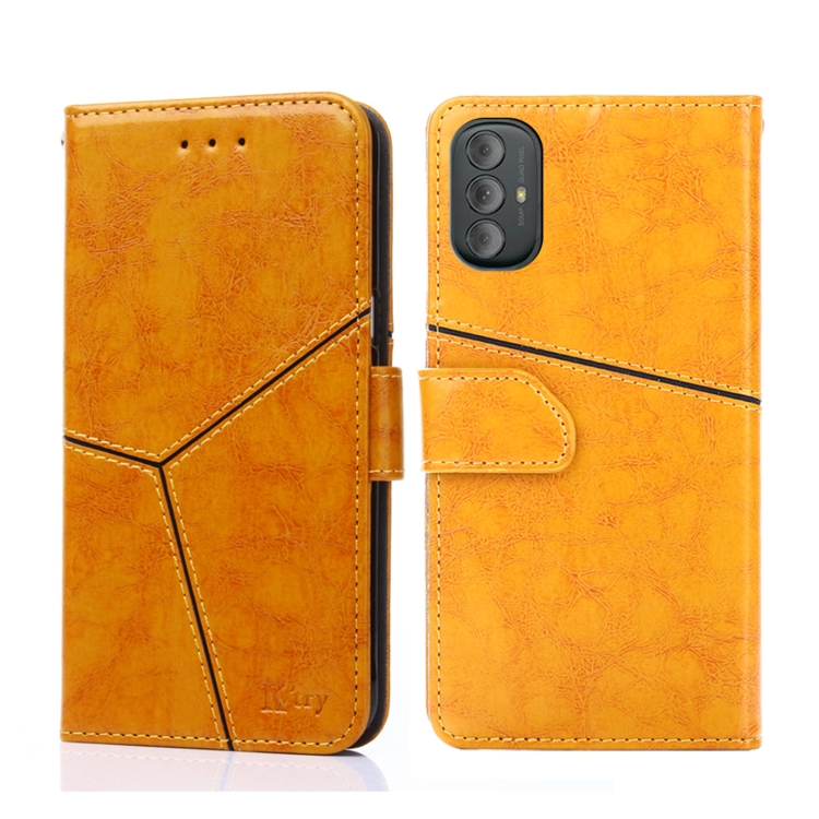 For Motorola Moto G Power 2022 Geometric Stitching Horizontal Flip Leather Phone Case(Yellow)
For Motorola Moto G Power 2022 Geometric Stitching Horizontal Flip Leather Phone Case(Yellow)