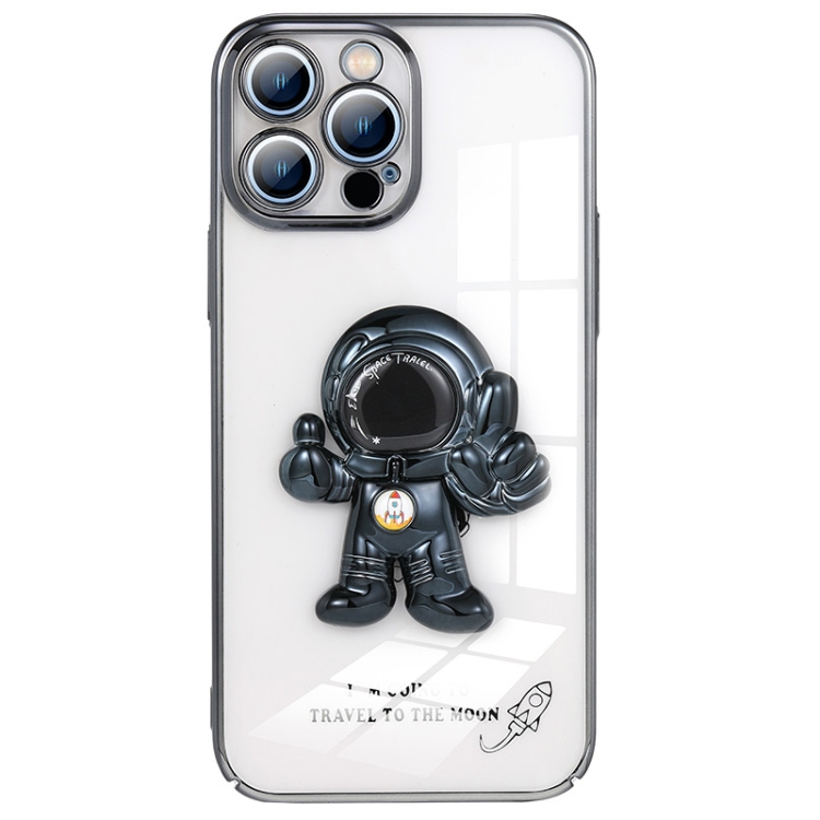 Electroplating PC Astronaut Magnetic Holder Phone Case For iPhone 13 Pro(Black)
Electroplating PC Astronaut Magnetic Holder Phone Case For iPhone 13 Pro(Black)