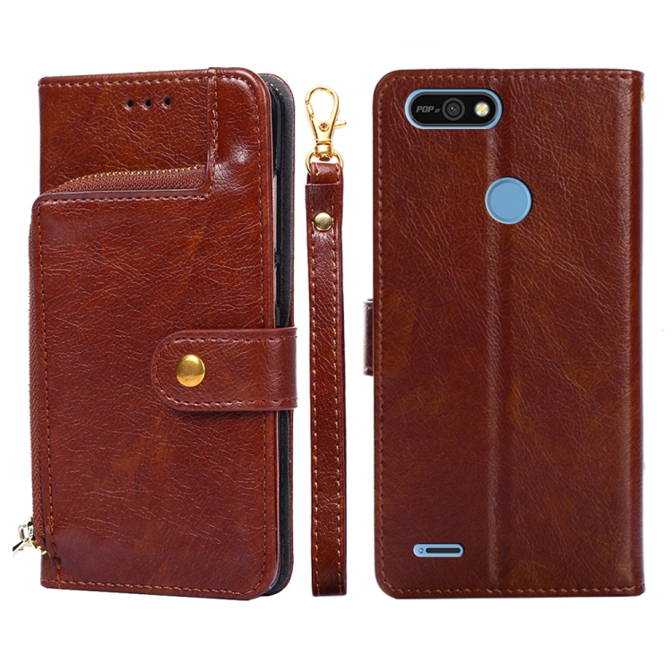 For Tecno Pop 2/Pop 2 F/Pop 2 Pro/Pop 2 Power/Itel P13/B1F Zipper Bag Leather Phone Case(Brown)
For Tecno Pop 2/Pop 2 F/Pop 2 Pro/Pop 2 Power/Itel P13/B1F Zipper Bag Leather Phone Case(Brown)