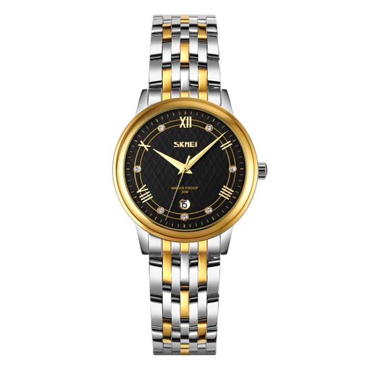 SKMEI 9272 Stainless Steel Buckle Strap Waterproof Quartz Watch Women(Gold and Black)
SKMEI 9272 Stainless Steel Buckle Strap Waterproof Quartz Watch Women(Gold and Black)
