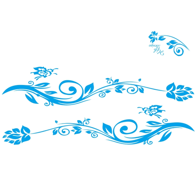 2 PCS/Set D-251 Butterfly Love Flowers Pattern Car Modified Decorative Sticker(Blue)
2 PCS/Set D-251 Butterfly Love Flowers Pattern Car Modified Decorative Sticker(Blue)