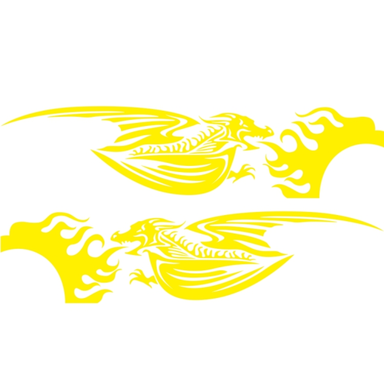 2 PCS/Set D-489 Fire-breathing Dragon Pattern Car Modified Decorative Sticker(Yellow)
2 PCS/Set D-489 Fire-breathing Dragon Pattern Car Modified Decorative Sticker(Yellow)