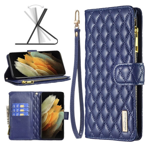 For Samsung Galaxy S21 Ultra 5G Diamond Lattice Zipper Wallet Leather Flip Phone Case(Blue)
For Samsung Galaxy S21 Ultra 5G Diamond Lattice Zipper Wallet Leather Flip Phone Case(Blue)