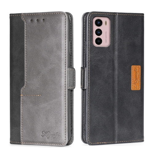 For Motorola Moto G42 4G Contrast Color Side Buckle Leather Phone Case(Black + Grey)
For Motorola Moto G42 4G Contrast Color Side Buckle Leather Phone Case(Black + Grey)
