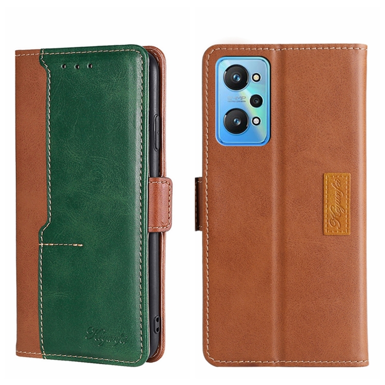 For OPPO Realme GT Neo2 5G Contrast Color Side Buckle Leather Phone Case(Light Brown + Green)
For OPPO Realme GT Neo2 5G Contrast Color Side Buckle Leather Phone Case(Light Brown + Green)
