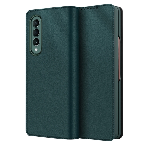 For Samsung Galaxy Z Fold4 Split Type Horizontal Flip Foldable Leather Phone Case(Plain Green)
For Samsung Galaxy Z Fold4 Split Type Horizontal Flip Foldable Leather Phone Case(Plain Green)