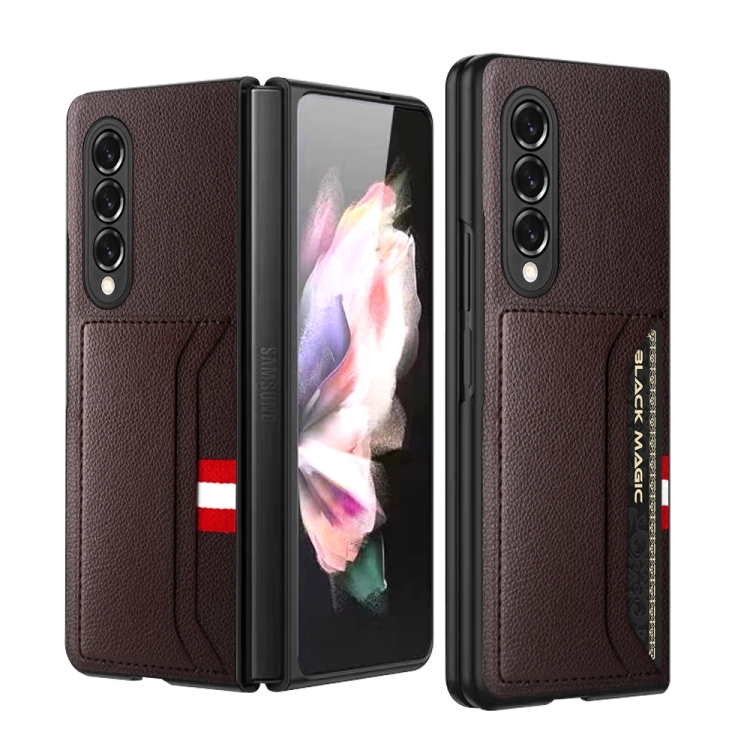 For Samsung Galaxy Z Fold4 Litchi Texture Soft Micorofiber Folding Phone Case(Brown)
For Samsung Galaxy Z Fold4 Litchi Texture Soft Micorofiber Folding Phone Case(Brown)