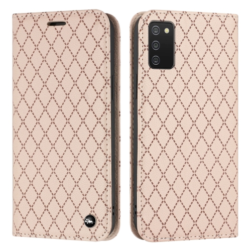 For Samsung Galaxy A03s 166mm S11 RFID Diamond Lattice Flip Leather Phone Case(Light Pink)
For Samsung Galaxy A03s 166mm S11 RFID Diamond Lattice Flip Leather Phone Case(Light Pink)