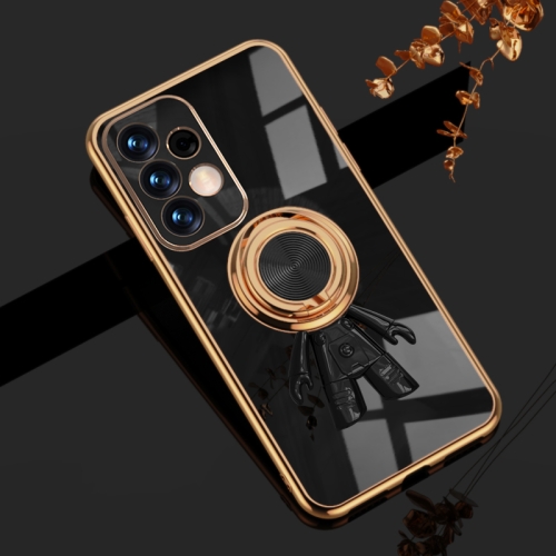 For Samsung Galaxy A73 6D Plating Astronaut Ring Kickstand Phone Case(Black)
For Samsung Galaxy A73 6D Plating Astronaut Ring Kickstand Phone Case(Black)