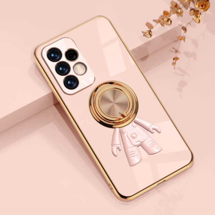 For Samsung Galaxy A72 6D Plating Astronaut Ring Kickstand Phone Case(Light Pink)
For Samsung Galaxy A72 6D Plating Astronaut Ring Kickstand Phone Case(Light Pink)