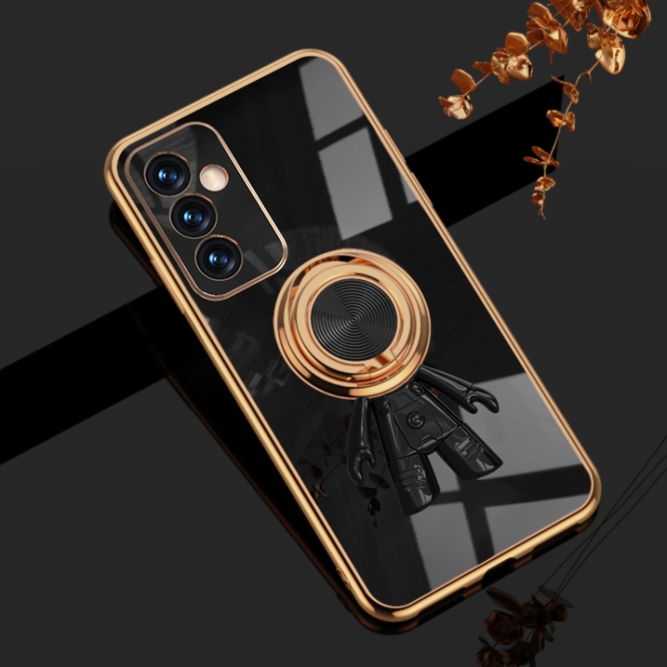 For Samsung Galaxy A82 6D Plating Astronaut Ring Kickstand Phone Case(Black)
For Samsung Galaxy A82 6D Plating Astronaut Ring Kickstand Phone Case(Black)