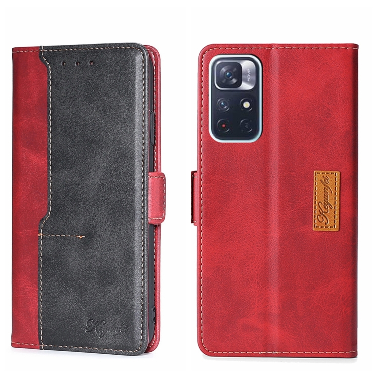 For Xiaomi Redmi Note 11 5G/Poco M4 Pro 5G Contrast Color Side Buckle Leather Phone Case(Red + Black)
For Xiaomi Redmi Note 11 5G/Poco M4 Pro 5G Contrast Color Side Buckle Leather Phone Case(Red + Black)