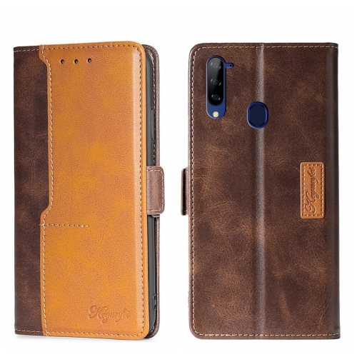 For ZTE Libero 5G Contrast Color Side Buckle Leather Phone Case(Dark Brown + Gold)
For ZTE Libero 5G Contrast Color Side Buckle Leather Phone Case(Dark Brown + Gold)