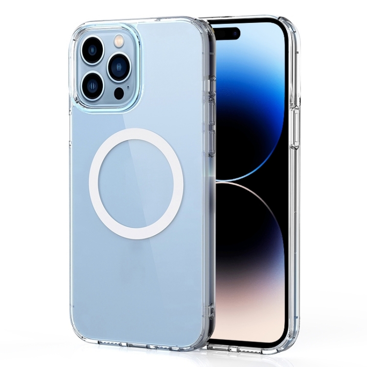 Crystal Clear Series MagSafe TPU Magnetic Phone Case For iPhone 14 Pro(Transparent)
Crystal Clear Series MagSafe TPU Magnetic Phone Case For iPhone 14 Pro(Transparent)