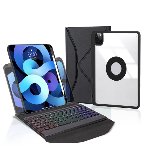 Z11BS Pen Slot Backlight Bluetooth Keyboard Leather Tablet Case For iPad Pro 11 2021/2020/2018(Black)
Z11BS Pen Slot Backlight Bluetooth Keyboard Leather Tablet Case For iPad Pro 11 2021/2020/2018(Black)