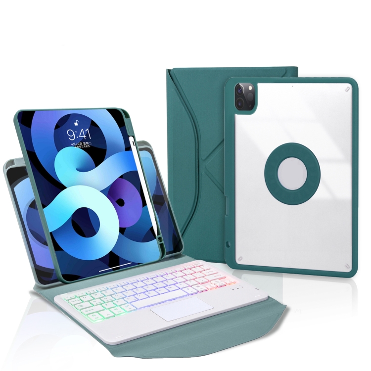 Z11B-AS Pen Slot Touchpad Backlight Bluetooth Keyboard Leather Tablet Case For iPad Pro 11 2021/2020/2018(Green)
Z11B-AS Pen Slot Touchpad Backlight Bluetooth Keyboard Leather Tablet Case For iPad Pro 11 2021/2020/2018(Green)
